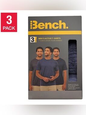 Bench Men's Active T-shirt, 3-pack